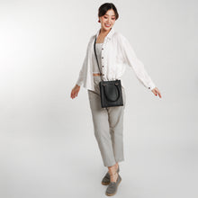 Load image into Gallery viewer, EVL Vertical Tote Bag - Black