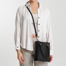 Load image into Gallery viewer, EVL Vertical Tote Bag - Black