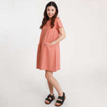 Load image into Gallery viewer, Clara Short Dress - Peach