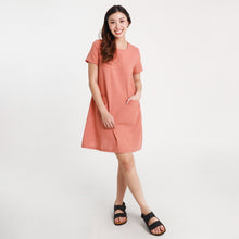 Load image into Gallery viewer, Clara Short Dress - Peach