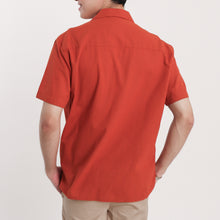 Load image into Gallery viewer, Cuban Linen Polo - Rust
