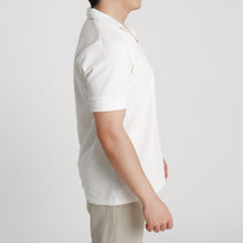 Load image into Gallery viewer, Waffle Ease Polo Shirt - White
