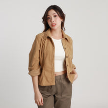 Load image into Gallery viewer, Tailored Corduroy Jacket - Khaki