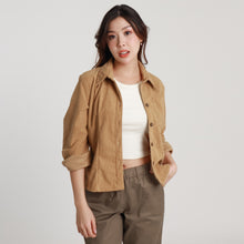 Load image into Gallery viewer, Tailored Corduroy Jacket - Khaki
