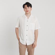 Load image into Gallery viewer, Cuban Linen Polo - White