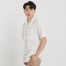 Load image into Gallery viewer, Cuban Linen Polo - White