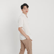 Load image into Gallery viewer, Cuban Linen Polo - White