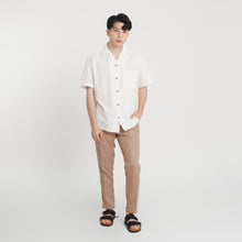 Load image into Gallery viewer, Cuban Linen Polo - White