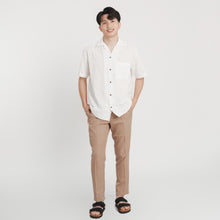 Load image into Gallery viewer, Cuban Linen Polo - White
