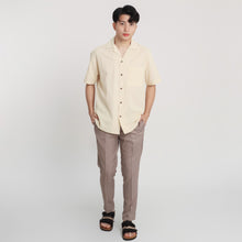 Load image into Gallery viewer, Cuban Linen Polo - Cream