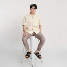 Load image into Gallery viewer, Cuban Linen Polo - Cream