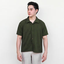 Load image into Gallery viewer, Ultra Boxy Cropped Polo - Victor (Army Green)
