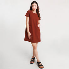 Load image into Gallery viewer, Clara Short Dress - Dark Brown
