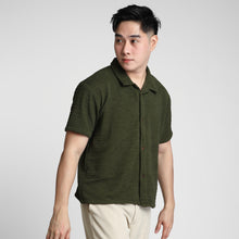 Load image into Gallery viewer, Ultra Boxy Cropped Polo - Victor (Army Green)
