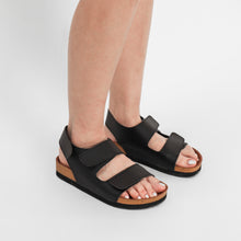 Load image into Gallery viewer, EVL Women&#39;s Closed Back Sandals - Black
