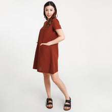 Load image into Gallery viewer, Clara Short Dress - Dark Brown
