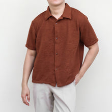 Load image into Gallery viewer, Ultra Boxy Cropped Polo - Victor (Dark Brown)
