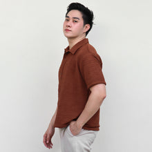 Load image into Gallery viewer, Ultra Boxy Cropped Polo - Victor (Dark Brown)
