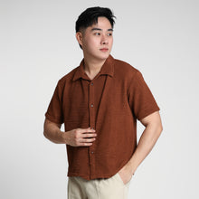 Load image into Gallery viewer, Ultra Boxy Cropped Polo - Victor (Dark Brown)

