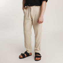 Load image into Gallery viewer, Stretchable Waffle Pants - Beige
