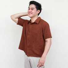 Load image into Gallery viewer, Ultra Boxy Cropped Polo - Victor (Dark Brown)

