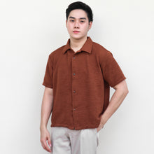 Load image into Gallery viewer, Ultra Boxy Cropped Polo - Victor (Dark Brown)
