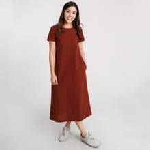 Load image into Gallery viewer, Rebeca Long Dress - Dark Brown
