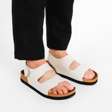 Load image into Gallery viewer, EVL Men&#39;s Closed Back Sandals - White
