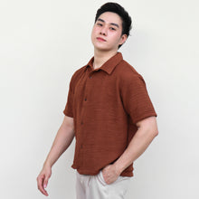 Load image into Gallery viewer, Ultra Boxy Cropped Polo - Victor (Dark Brown)
