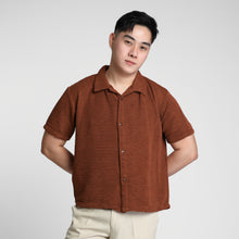 Load image into Gallery viewer, Ultra Boxy Cropped Polo - Victor (Dark Brown)
