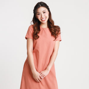 Rebeca Long Dress - Peach