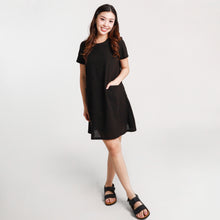 Load image into Gallery viewer, Clara Short Dress - Black
