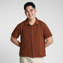 Load image into Gallery viewer, Ultra Boxy Cropped Polo - Victor (Dark Brown)
