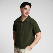 Load image into Gallery viewer, Ultra Boxy Cropped Polo - Victor (Army Green)

