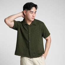Load image into Gallery viewer, Ultra Boxy Cropped Polo - Victor (Army Green)
