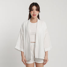Load image into Gallery viewer, Linen Kimono - Blanca (White)
