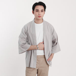 Ultra Linen Kimono - Gray