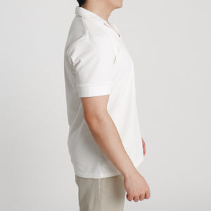 Waffle Ease Polo Shirt - White
