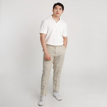 Load image into Gallery viewer, Waffle Ease Polo Shirt - White
