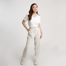 Load image into Gallery viewer, Drifty High-Waist Pants - Cream
