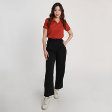 Load image into Gallery viewer, Drifty High-Waist Pants - Black
