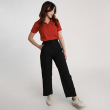 Load image into Gallery viewer, Drifty High-Waist Pants - Black
