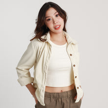 Load image into Gallery viewer, Tailored Corduroy Jacket - Cream
