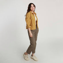 Load image into Gallery viewer, Tailored Corduroy Jacket - Mustard
