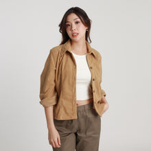 Load image into Gallery viewer, Tailored Corduroy Jacket - Khaki
