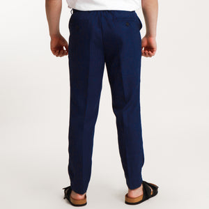 Urban Light Ankle Pants  - Navy Blue