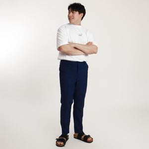 Urban Light Ankle Pants  - Navy Blue