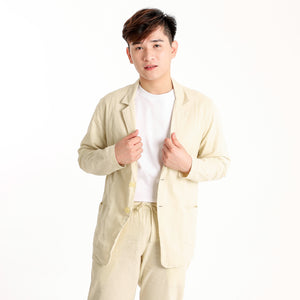 Ultra Linen Coat - Cream
