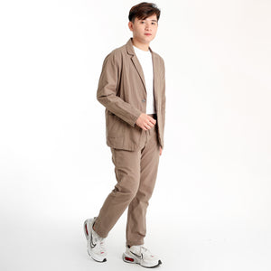 Ultra Linen Coat - Dark Taupe