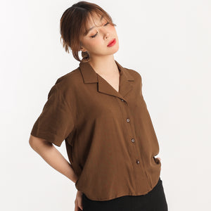 Women's Premium Polo - Brown